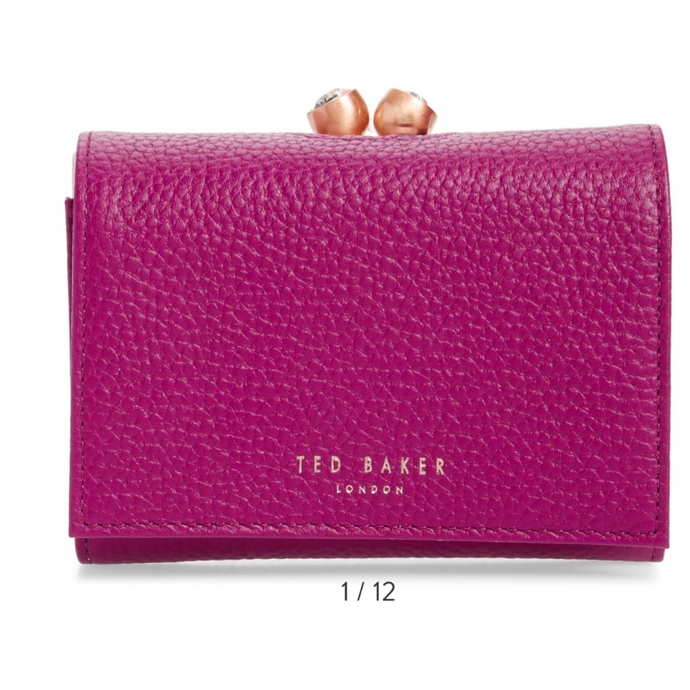 AUTHENTIC TED BAKER Maciey Bobble Leather Wallet